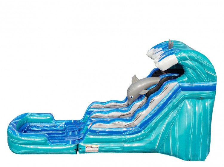 14' Dolphin Water Slide